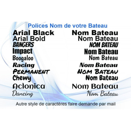 Stick and Tex - Immatriculation bateau - Logos et marques - Nommage- Saint-Cast-Le-Guildo