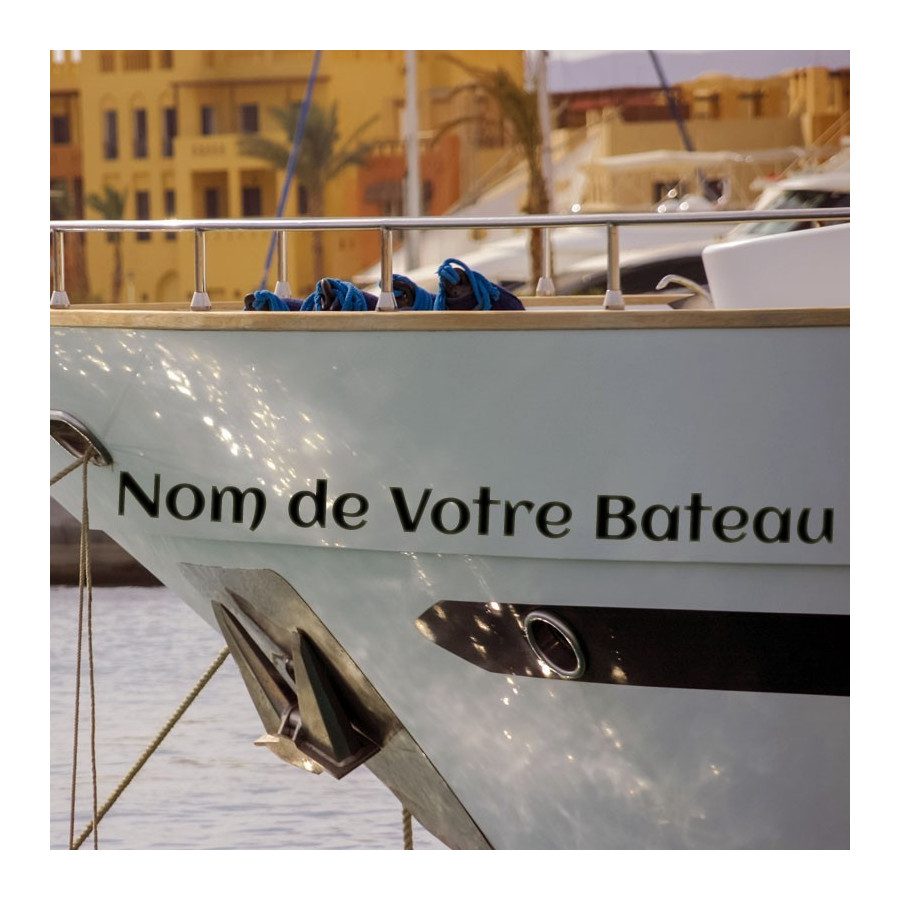 Stick and Tex - Immatriculation bateau - Nommage - Logos et marques - Saint-Cast-Le-Guildo