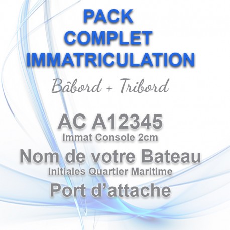 PACK COMPLET IMMAT