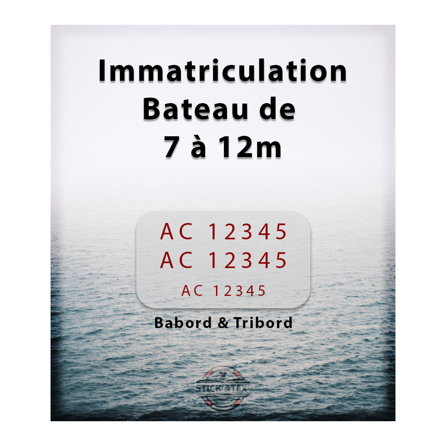 Stick and Tex - Immatriculation bateau - Saint-Cast-Le-Guildo