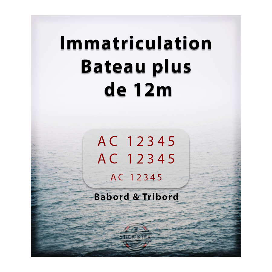 IMMATRICULATION BATEAU + de 12 M