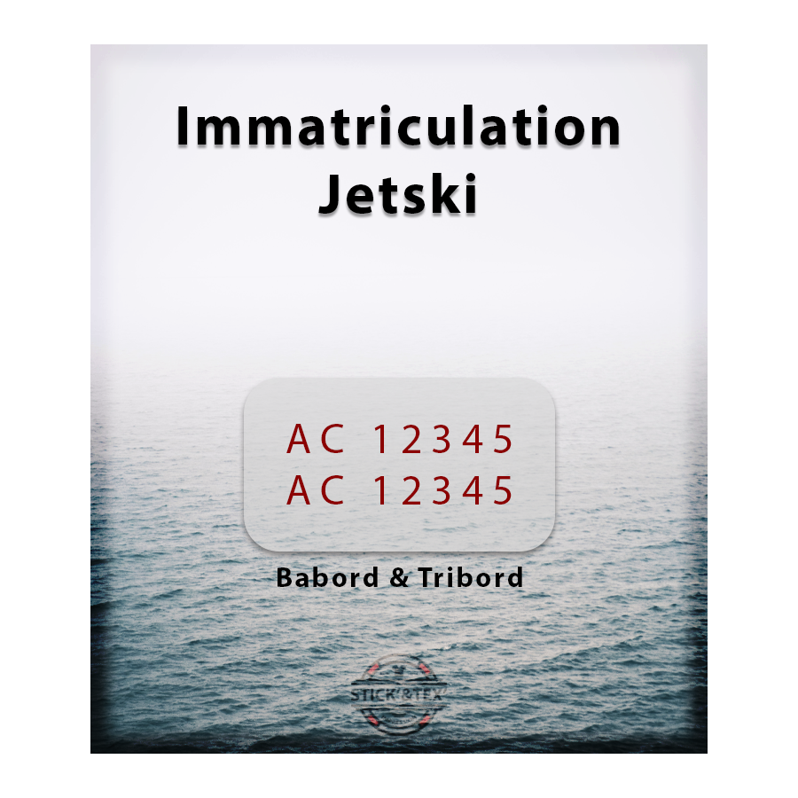 IMMATRICULATION JETSKI