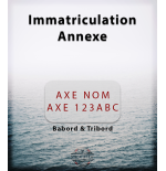 Stick and Tex - Immatriculation annexe bateau - Saint-Cast-Le-Guildo