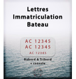 Stick and Text - Immatriculation de votre bateau - Saint-Cast-Le-Guildo